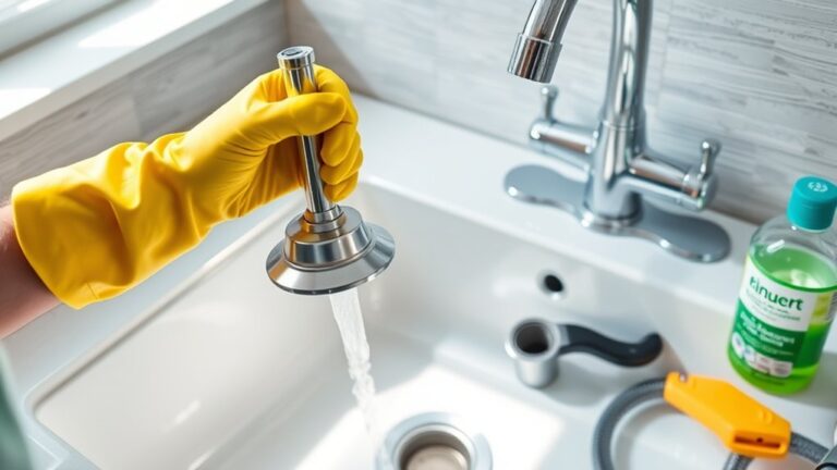 unclogging kitchen sink tips