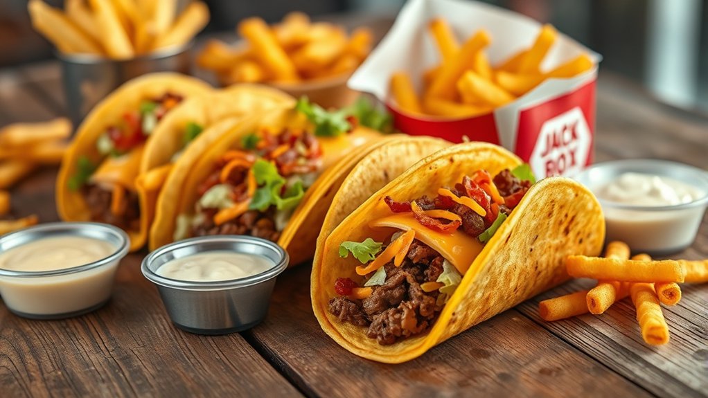 unique tacos and snacks